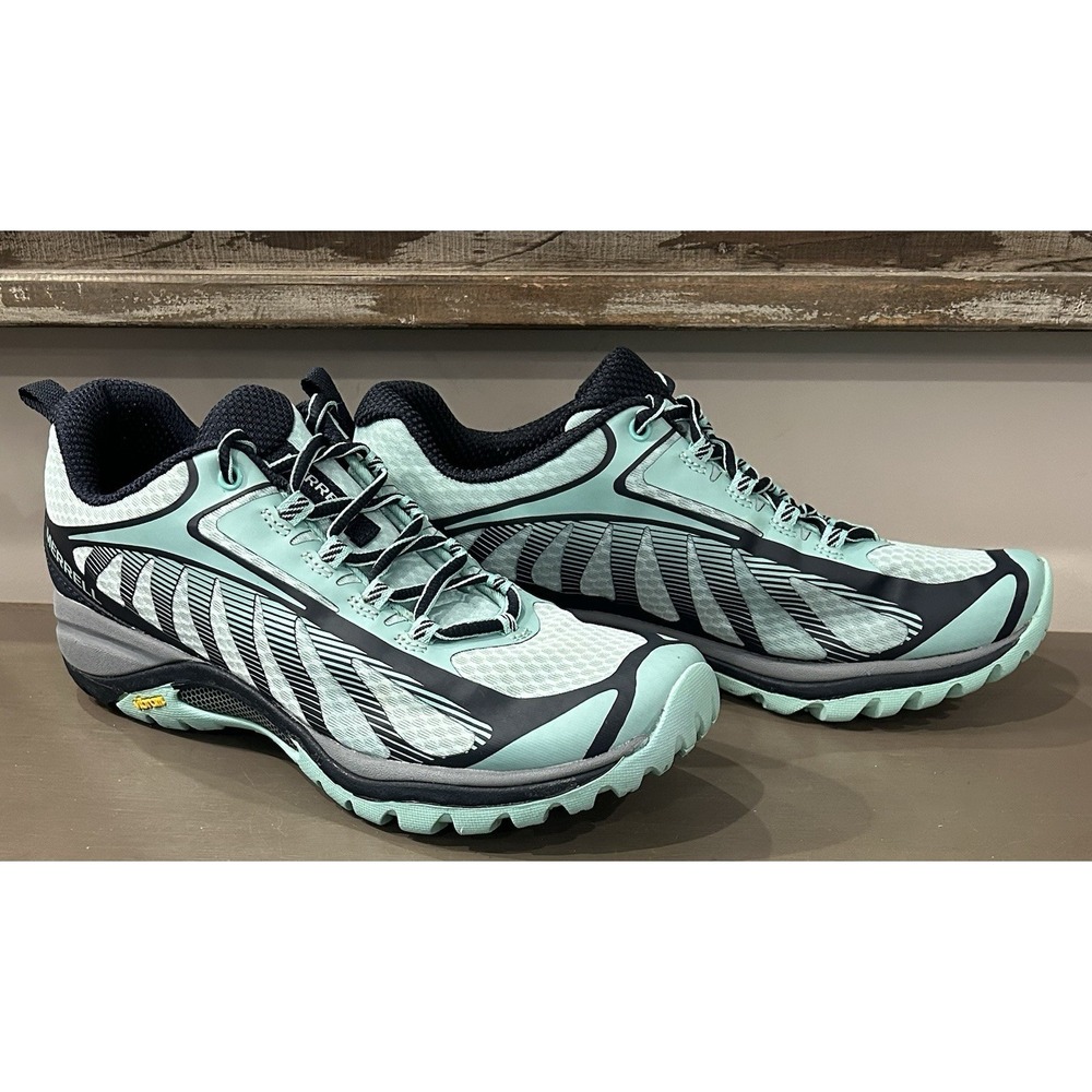 Merrell Women's Siren Edge 3 WP Hiking Shoes - Navy/Wave Size 8.5 (J034430) - Picture 3 of 9